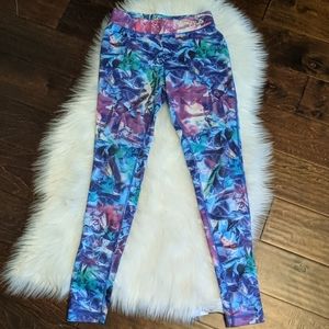 FILA Workout Leggings - Multicolor - Size Large